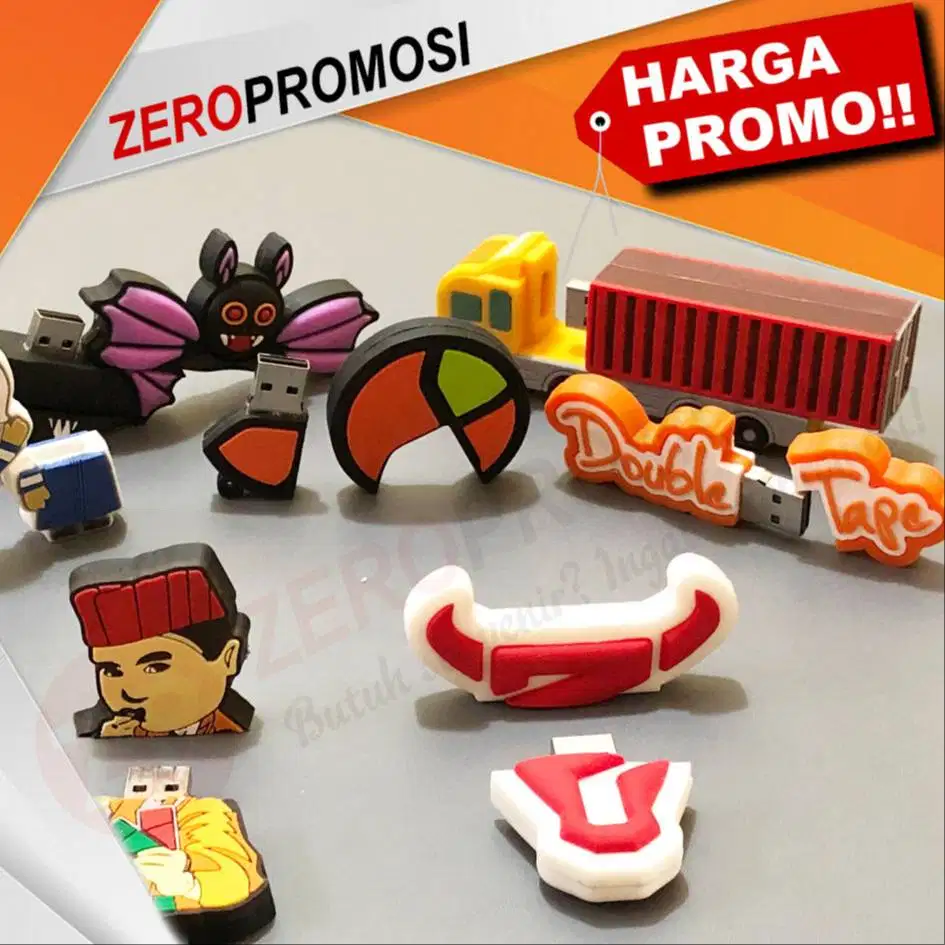 Flashdisk Rubber Custom Logo – USB Karet 3D Unik untuk Souvenir Promos