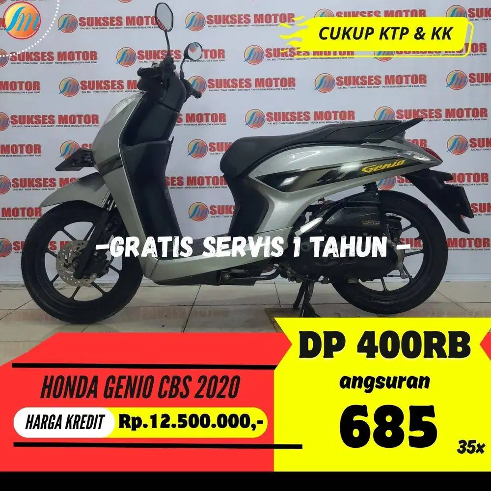 DP HANYA 400RIBU HONDA GENIO CBS 2020 ANGSURAN SANGAT RENDAH
