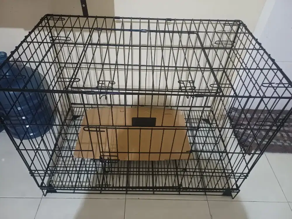 Kandang kucing besi Octagon