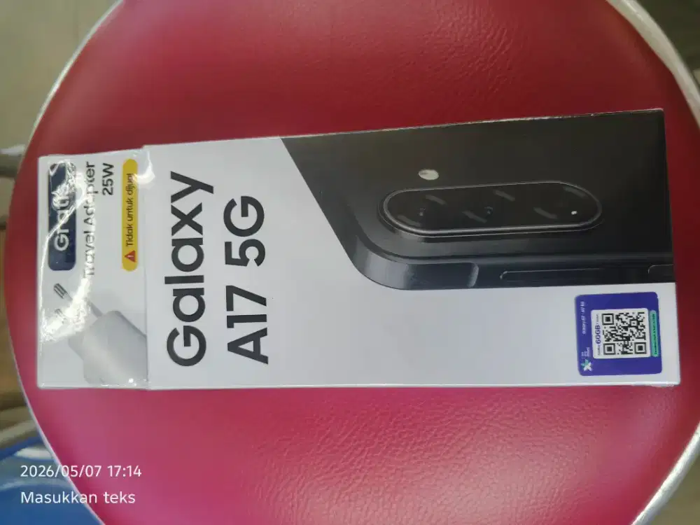 Samsung A17 5G ram 8/256gb new Gress baru garansi resmi samsung.black