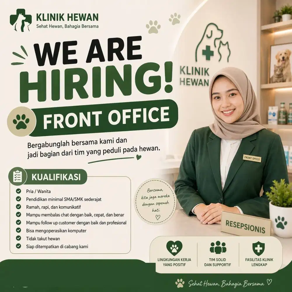 Front Office Klinik Hewan