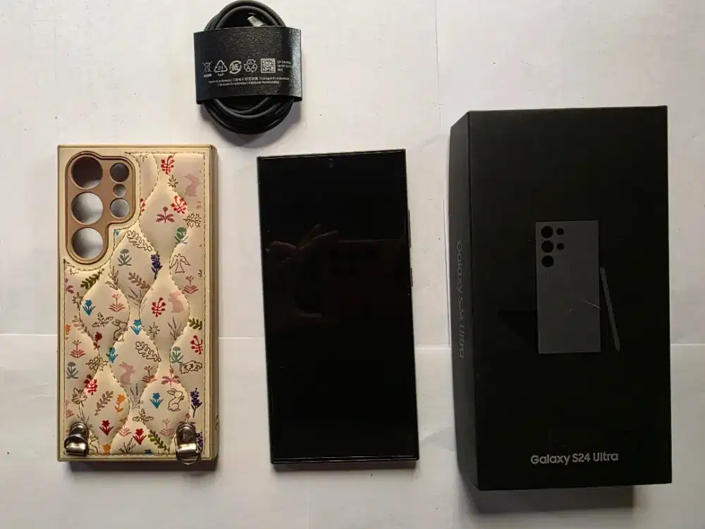JUAL Samsung S24 Ultra 12/256 gb TITANIUM BLACK Resmi SEIN 256gb