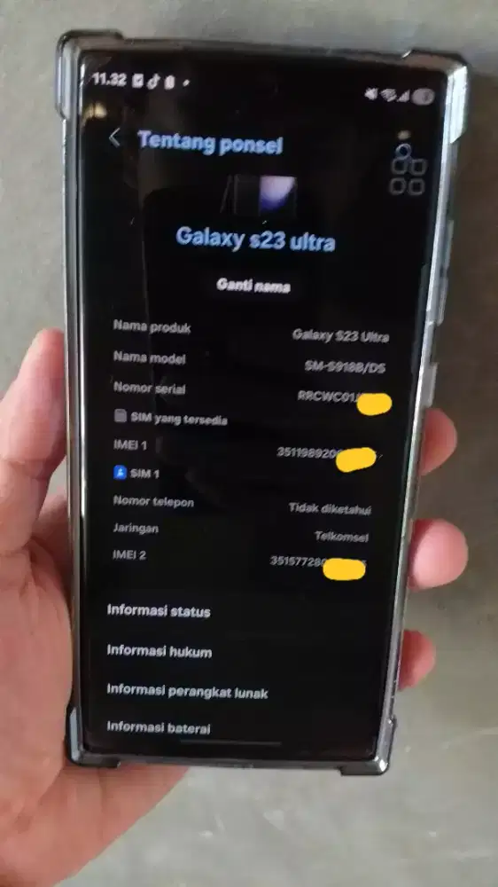 Samsung s23 ultra ju bu