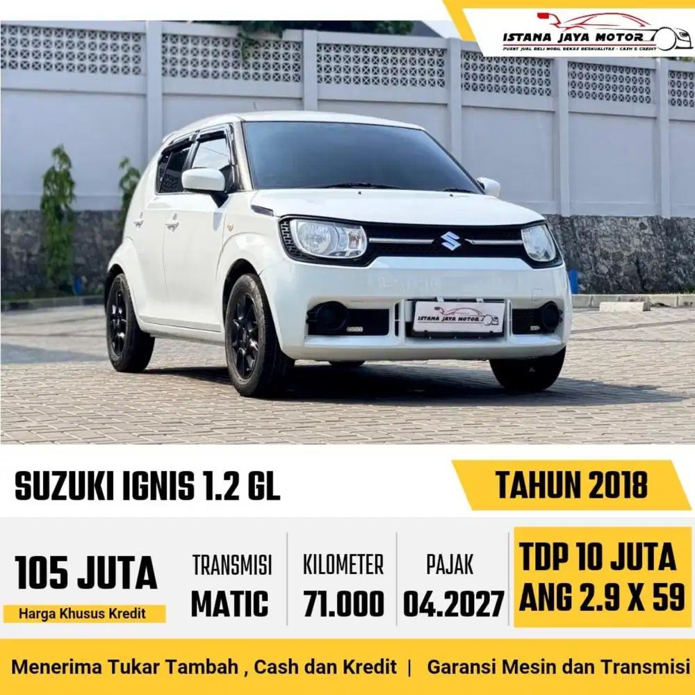 Suzuki Ignis GL Ags AT th 2018 #istana jaya motor