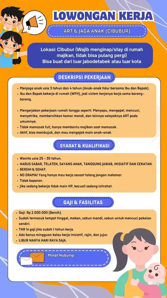 Lowongan kerja ART