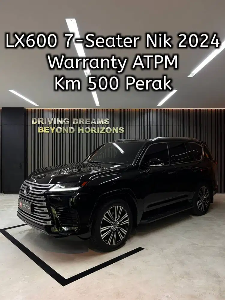 Lexus LX600 AT 7-Seater 2025 Hitam Km500Perak Nik 2024 B88SUV