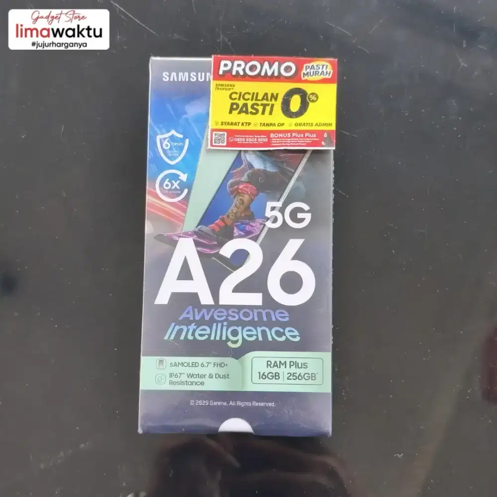 Ready hp samsung A26 gratis adaptor ori stok terbatas