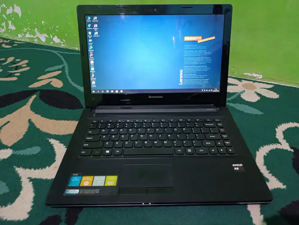 Laptop lenovo G40-45 AMD A8 quad core setara core i5 dual VGA