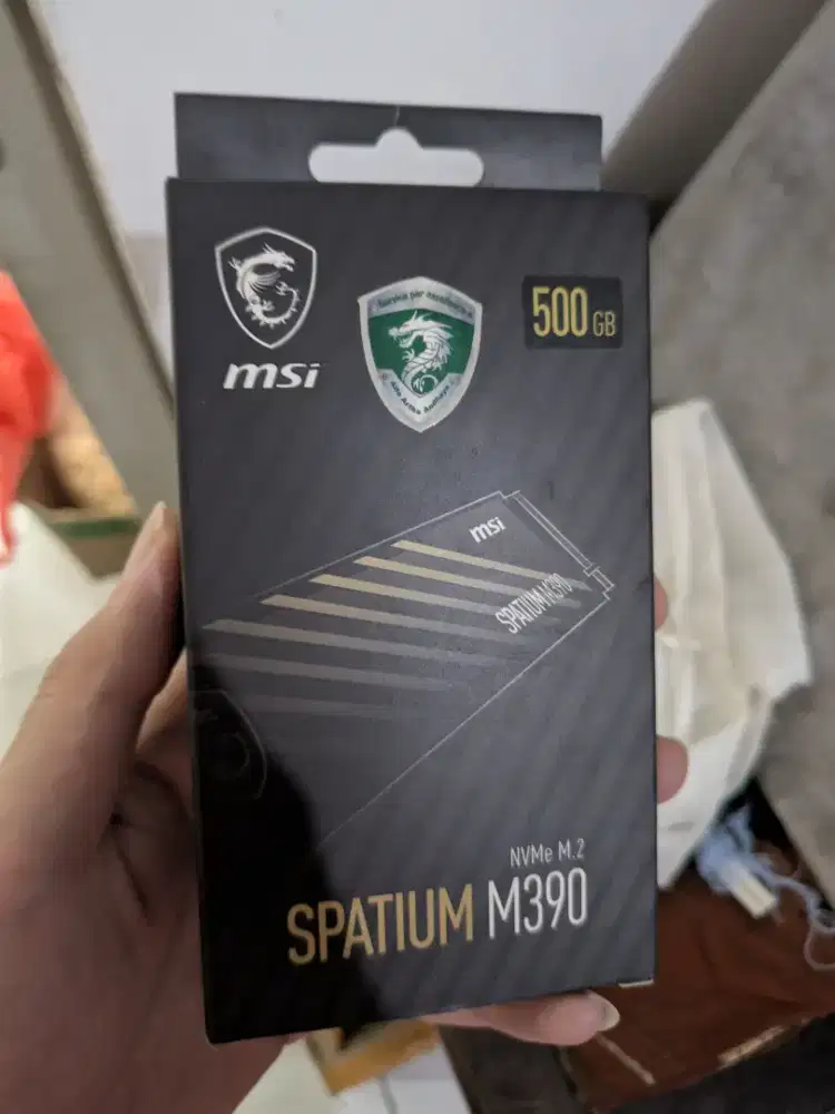 SSD Nvme m.2 500GB msi spatium M390 Fullset Normal