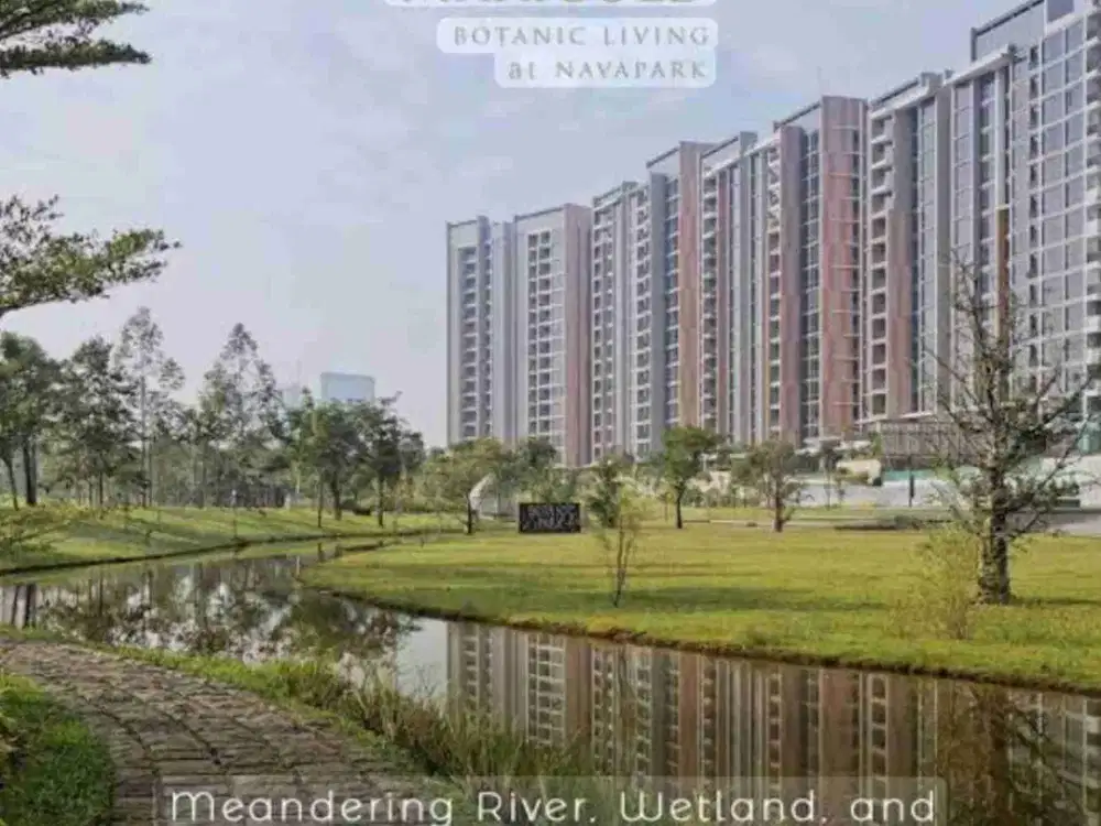 Jual Cepat! Apartemen Mewah Marigold Navapark BSD 2+1BR Furnished View Garden Rp2,5M