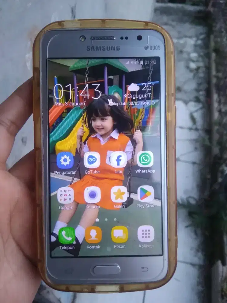 Samsung galaxy grand prime+ 4G layar 5 inchi super mulus