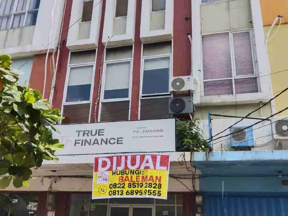 DIJUAL MELALUI LELANG RUKO 3 LT DI KOMP. TAMAN HARAPAN INDAH BLOK B2 PALEMBANG