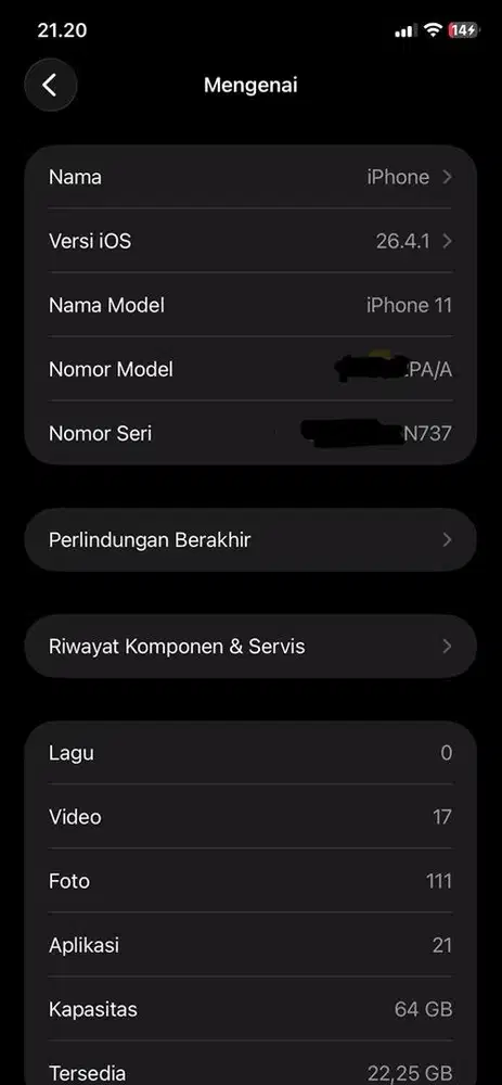 IPHONE 11 IBOX RED JUAL CPET SATSET