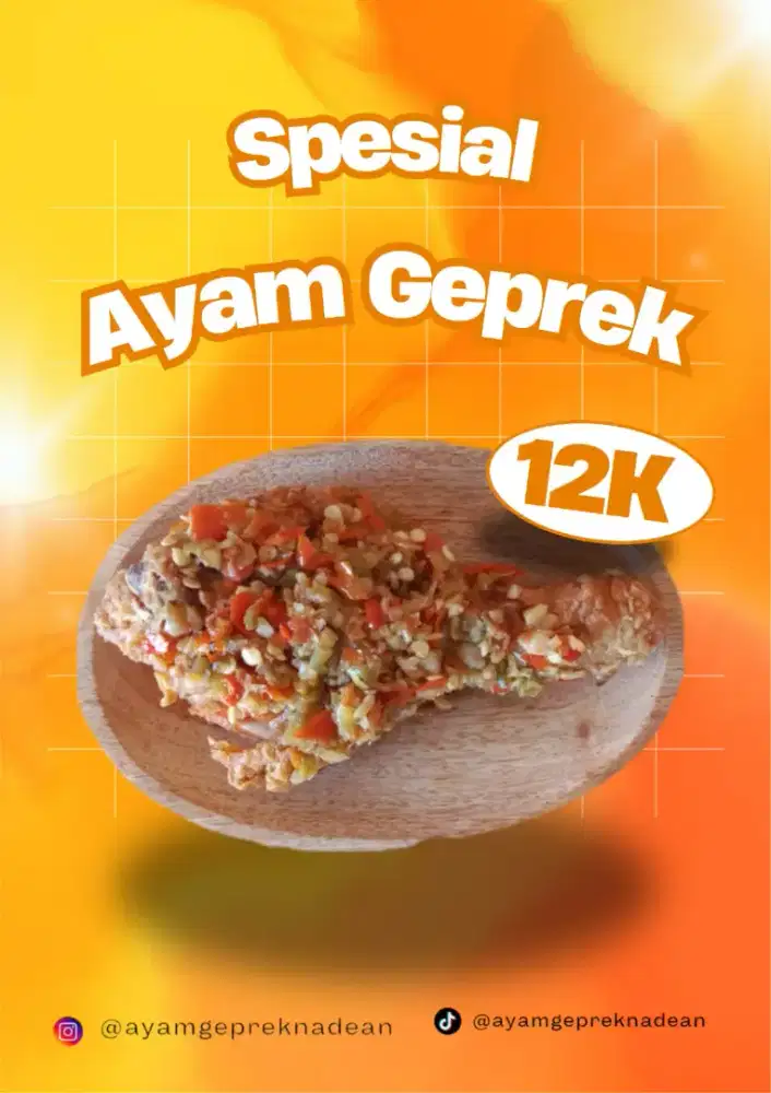 Dibutuhkan segera Crew Ayam Geprek