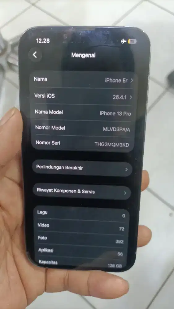 iPhone 13 pro 128gb eks ibox minus