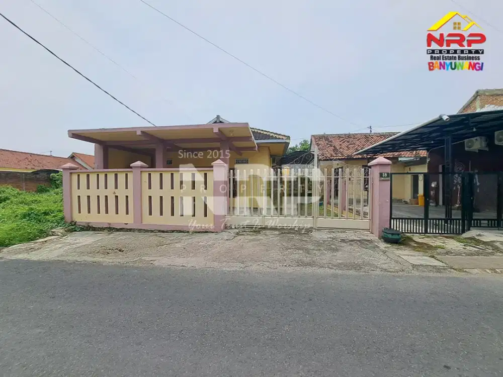 DIJUAL RUMAH LUAS STRATEGIS TAMANBARU, BANYUWANGI