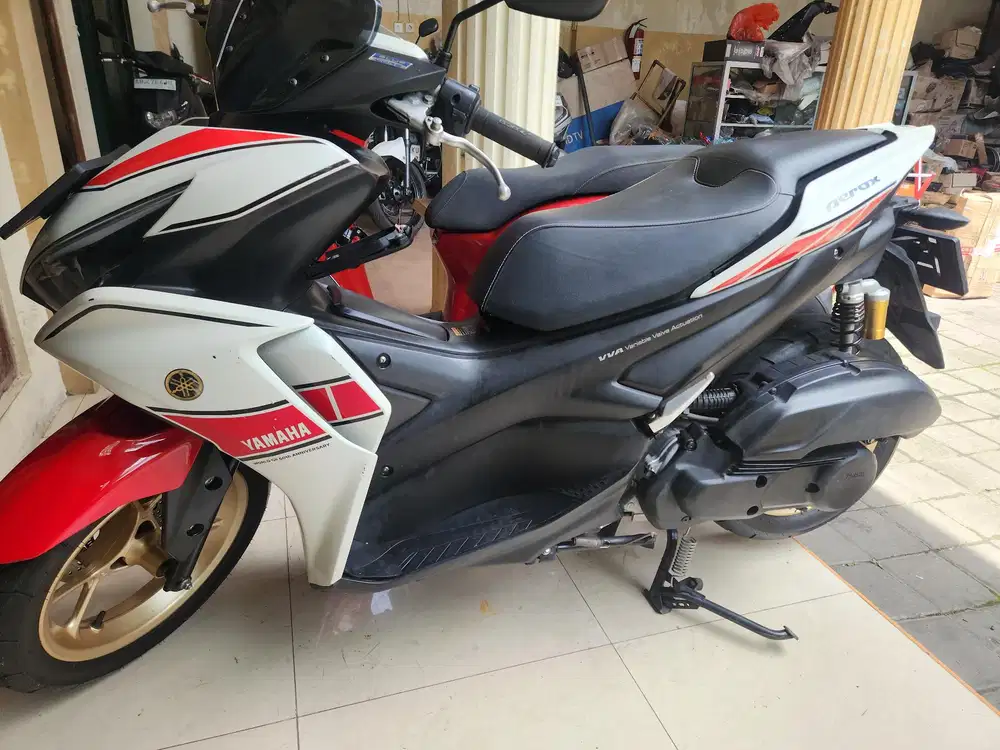 Aerox s keyless abs merah putih 2022 gbm