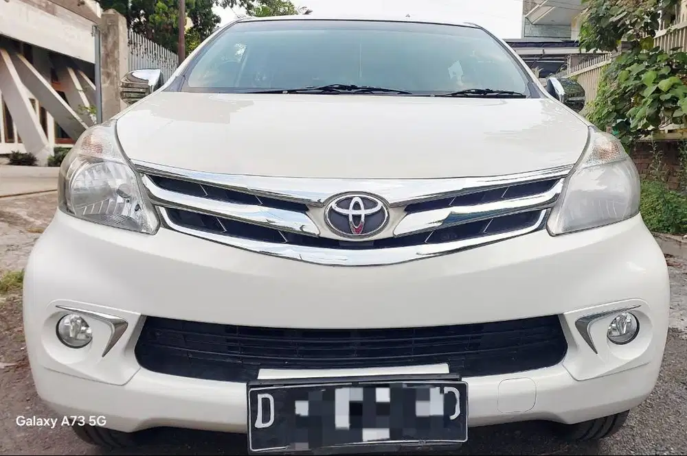 Jual Avanza G at matik 2014 awal putih km low serv record full set