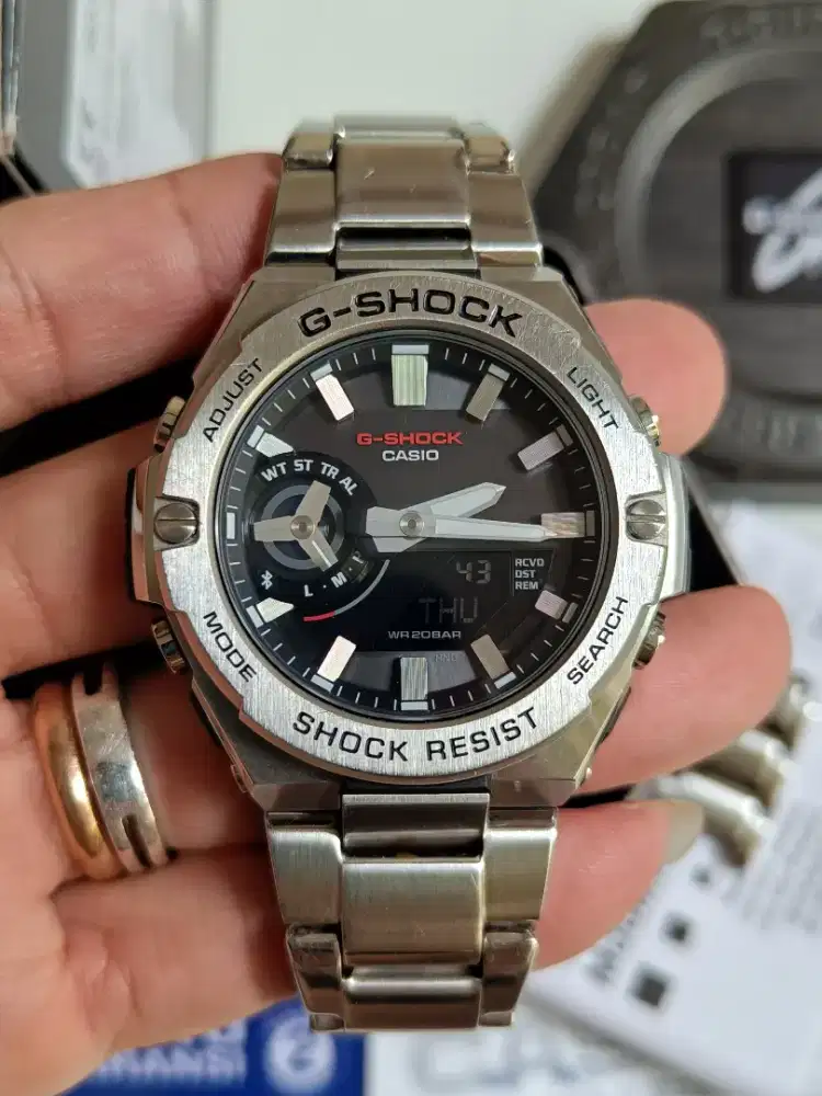 Casio G-Shock G-Steel GST-B500D-1ADR Tough Solar original bekas fulset