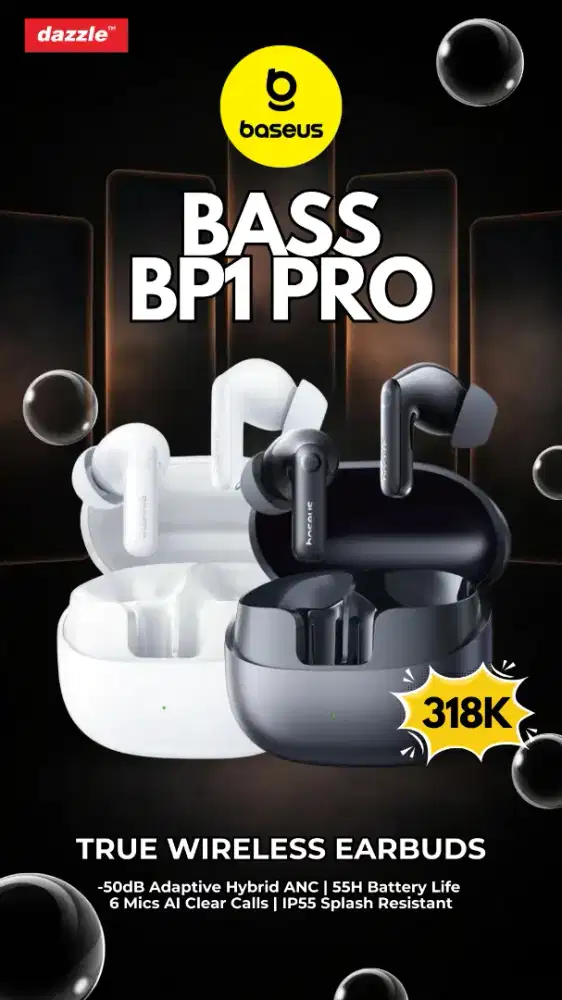 BASEUS BASS BP1 PRO TRUE WIRELESS EARBUDS