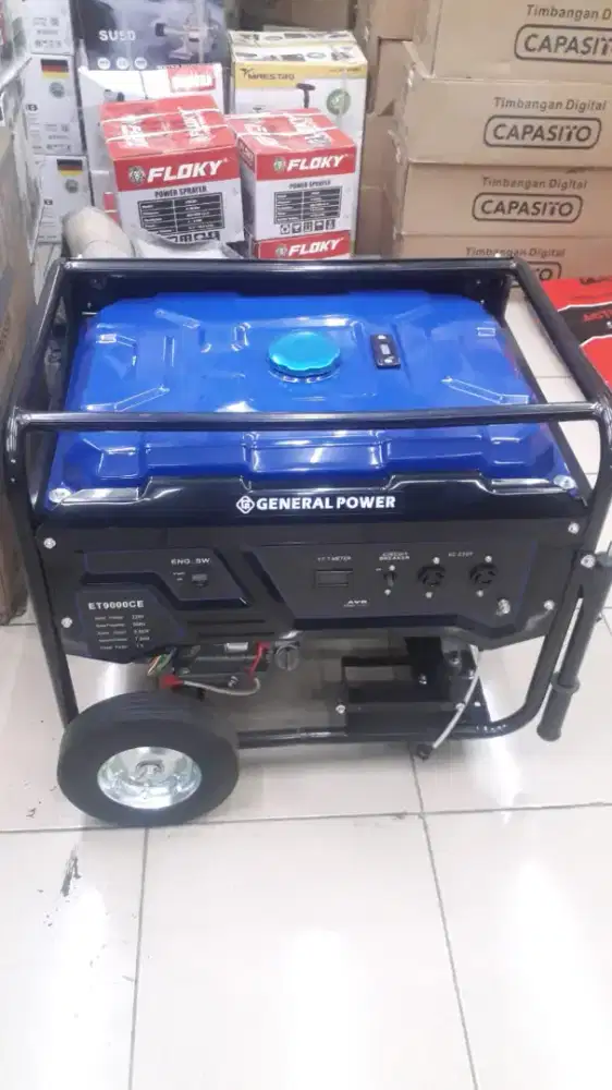 Genset General 7000 Watt Bahan Bakar Bensin Baru 100%