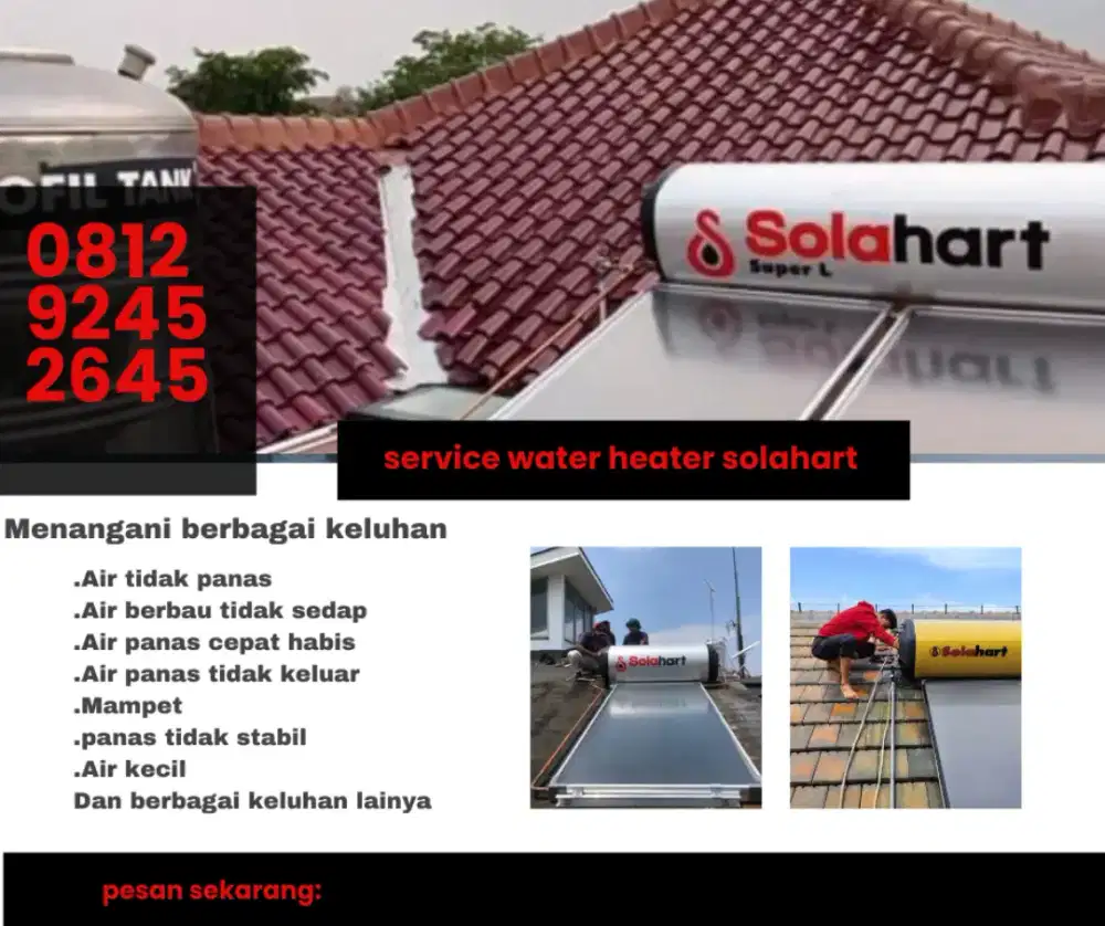 Service solahart water heater