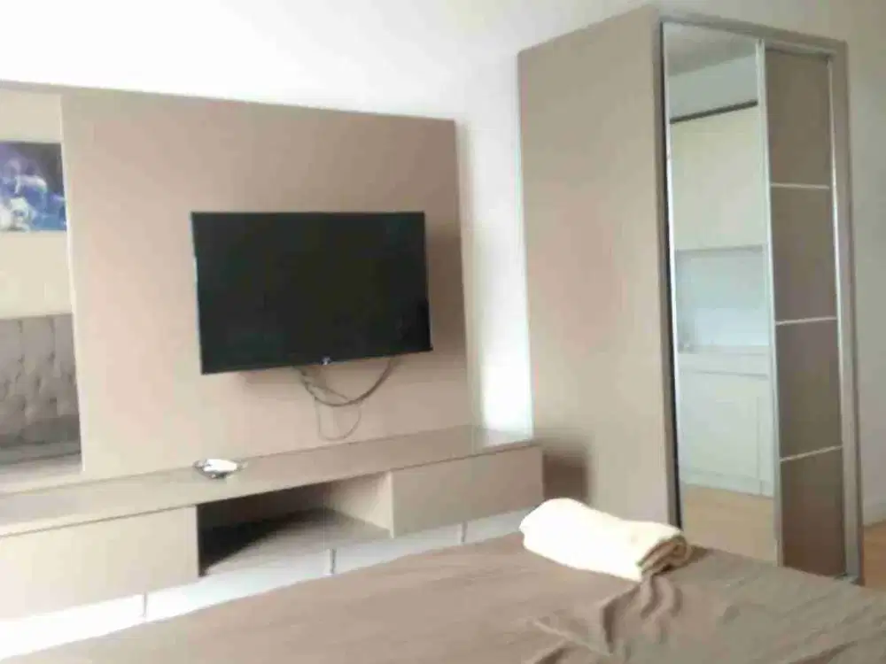 disewakan bulanan furnis hanya Rp 3 jt'an Sentul tower apartemen type studio ( A17 )