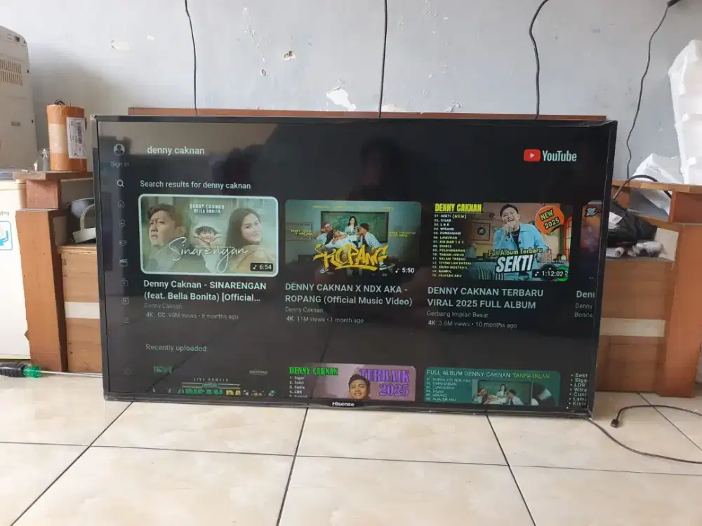 Jual tv led 50in merk hisense