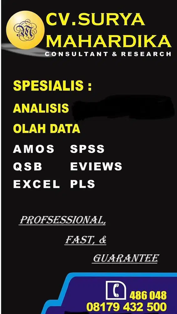 JASA KONSULTAN OLAH DATA DAN RISET