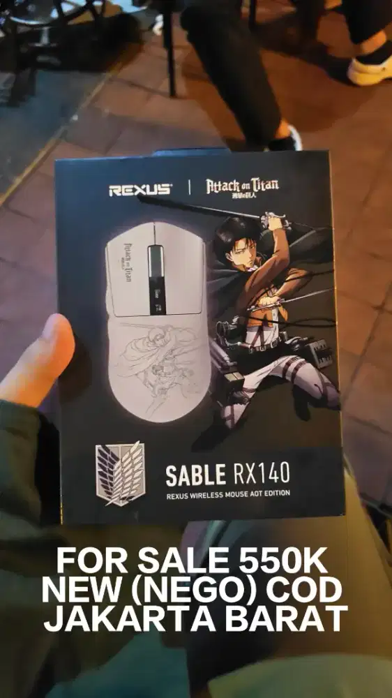 Rexus x Attack on Titan Mouse Wireless Triple Connection