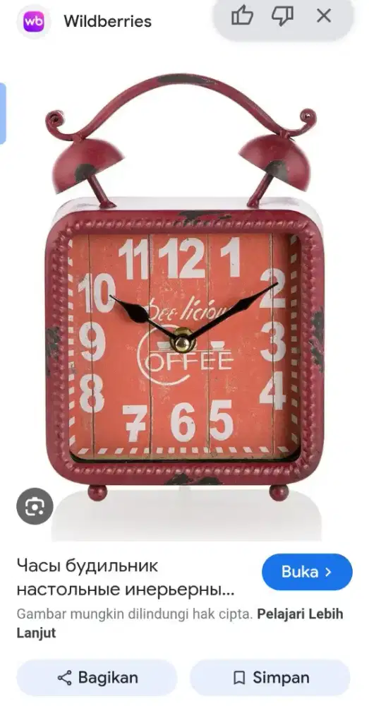 Jam meja vintage