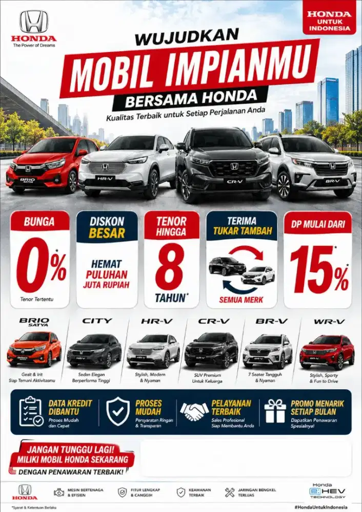 Promo menarik mobil Honda