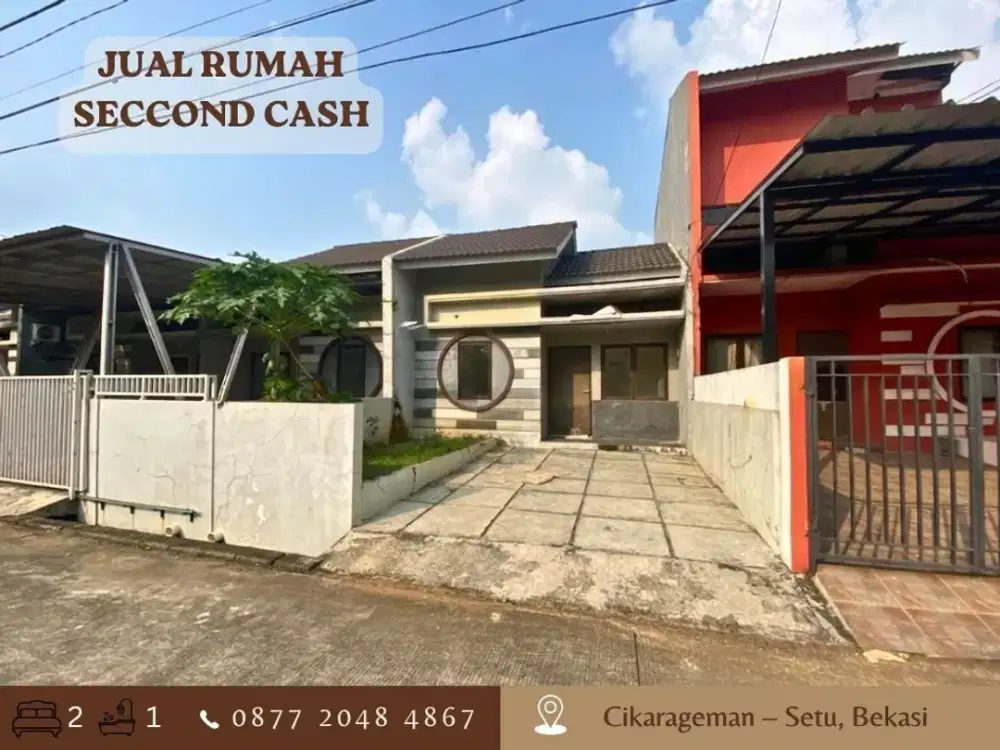 Jual Rumah Strategis CASH Murah 410JT dkt Tol di Perum Harvest City