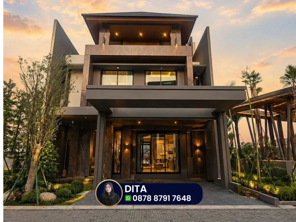 Matera Lakeside Rumah View Danau Di Gading Serpong