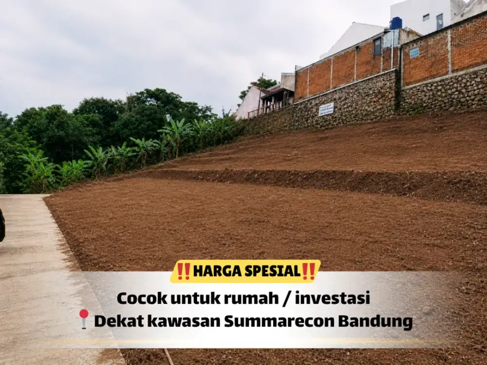 Tanah 75m² 135 Jutaan – Siap Bangun Cilengkrang