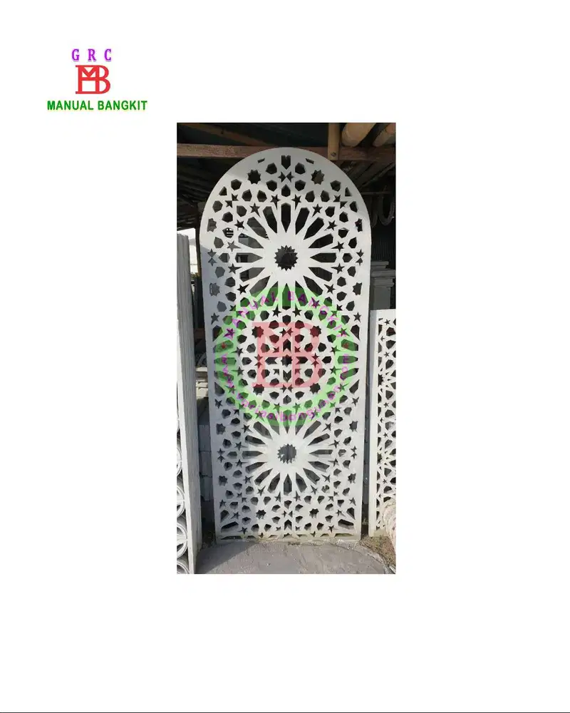 Krawangan GRC Motif Bintang Teras Masjid