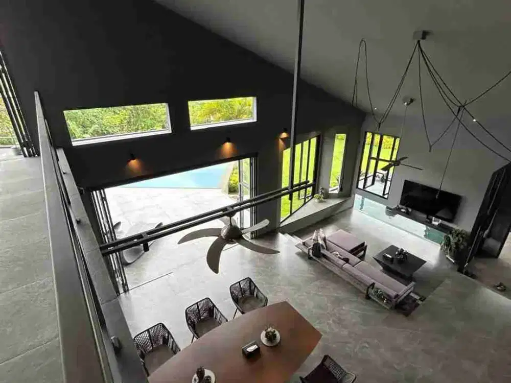 villa super mewah dengan view sawah siap huni bebas banjir di mas Ubud bali