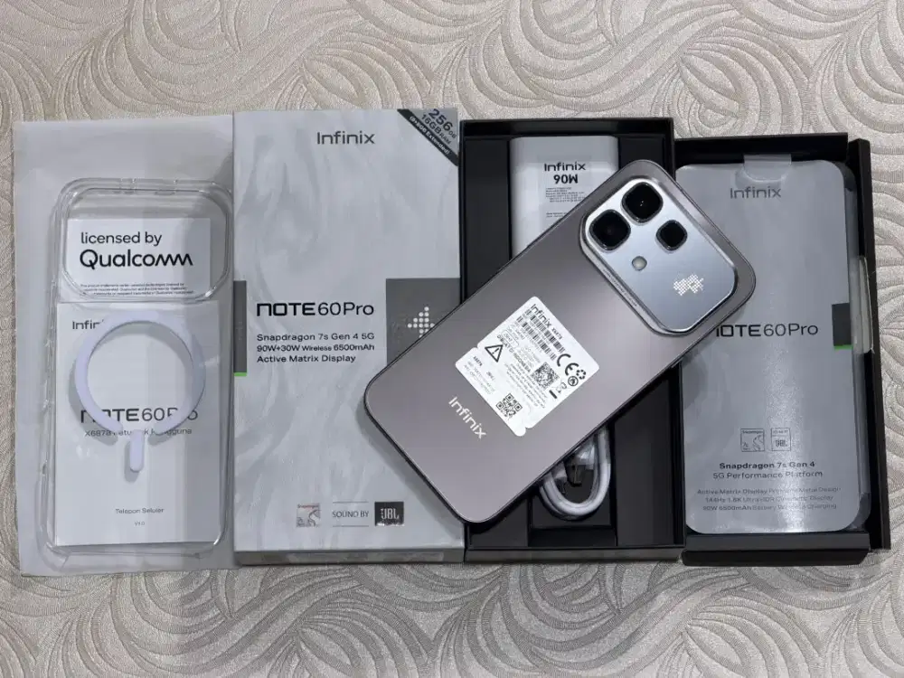 Infinix Note 60 Pro 5G 256/8+8 GB Baru Beli 2 Hari (BNOB)