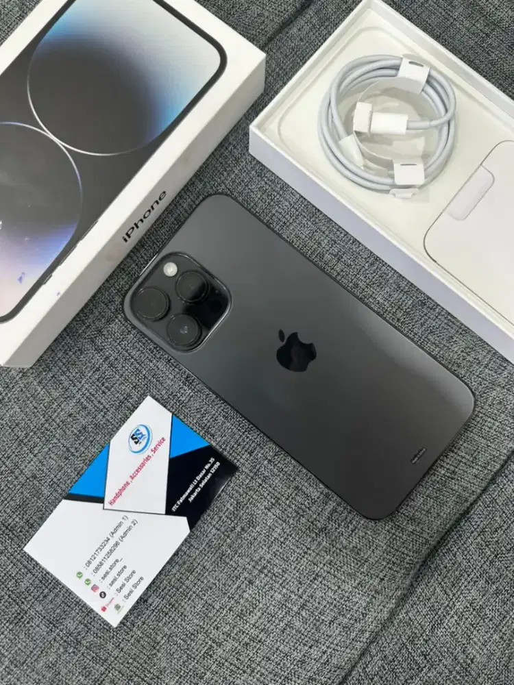 Iphone 14 promax 256gb black ex ibox jual cepet gass !!