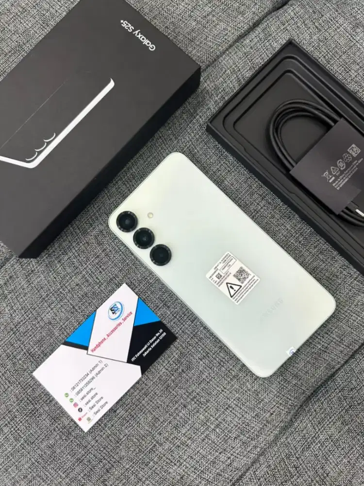 Samsung s25 plus 12/512gb mulus lengkap sikat !!