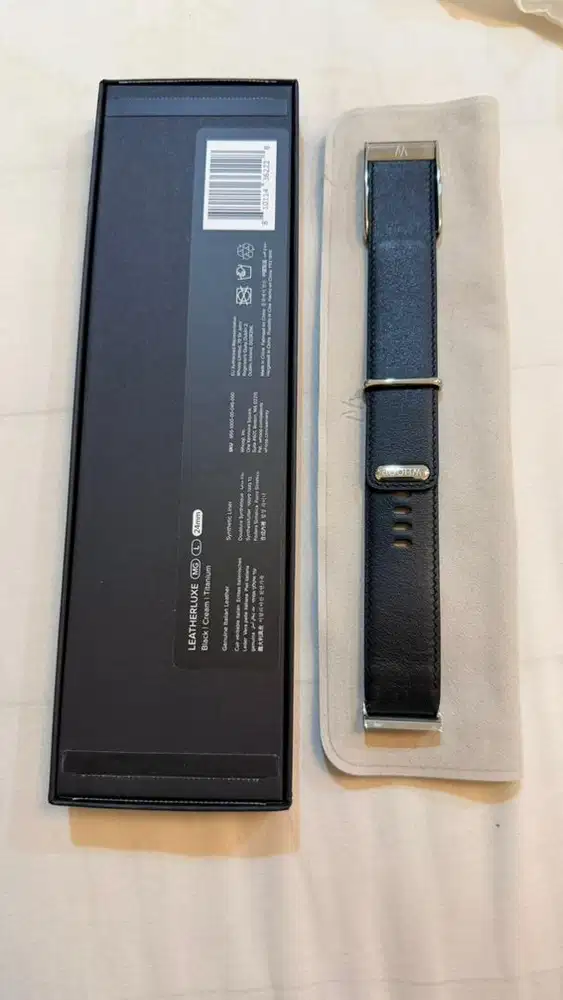 strap whoop MG life leather titanium