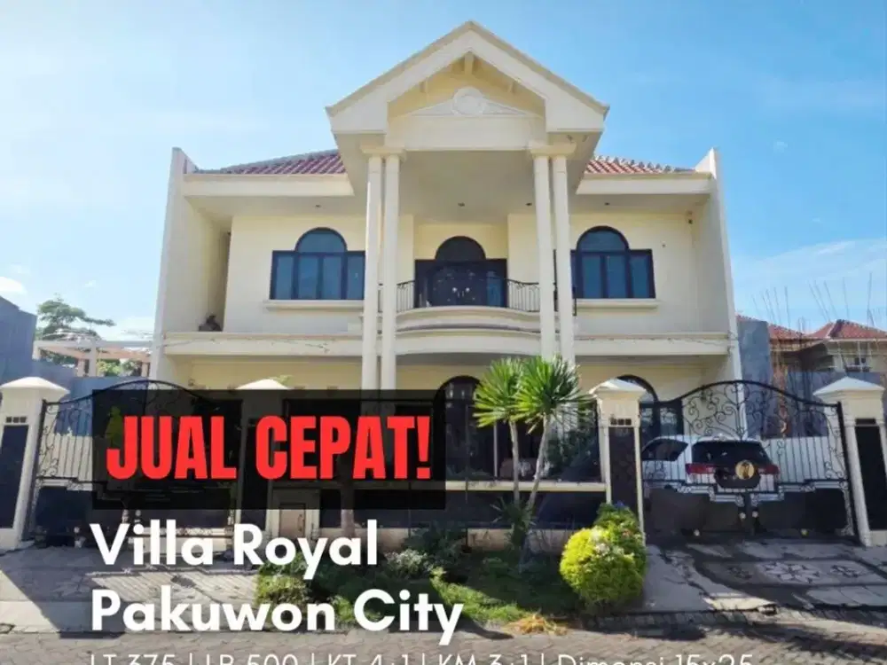 Rumah Villa Royal, Pakuwon City STRATEGIS, SIAP HUNI