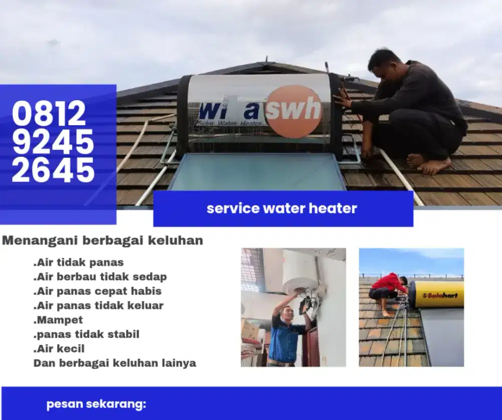 Jasa service water heater pasar Minggu