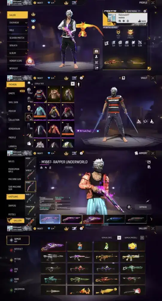 Jual Beli Akun FREE FIRE Aman Dan Terpercaya