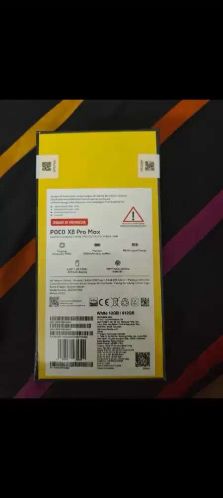 Poco X8 ProMax Putih 12/512