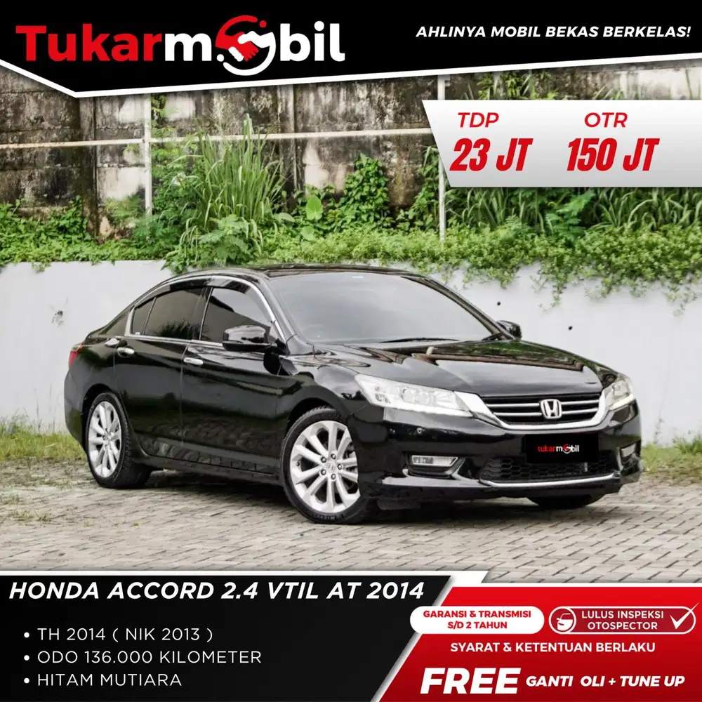 Honda Accord  VTI-L 2.4 AT Tahun 2013