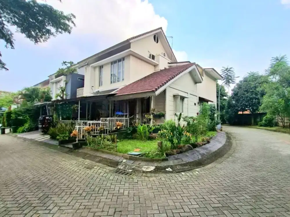 Rumah Hook 7 Kamar Semi Furnished Legalitas SHM di Emerald Bintaro