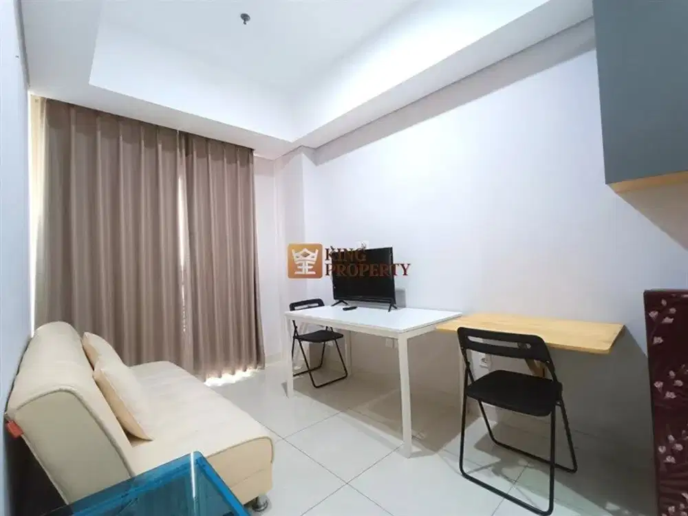 Dekat Mall Central Park, APL Tower & Kampus Trisakti Untar, Disewa 2BR Taman Anggrek Residences Tares Furnish Minimalis Terhubung ke Skybridge TA Mall
