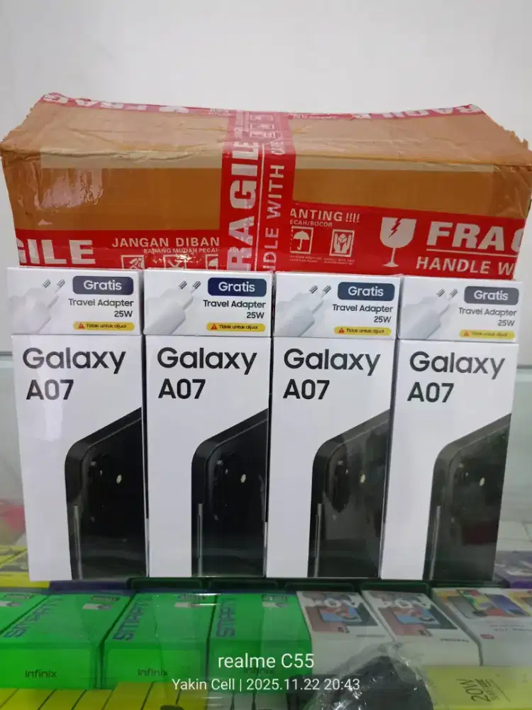 Samsung A07 4/64 GB Camera 50 MP Helio G99 Garansi Resmi