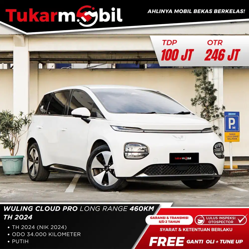 Wuling Cloud Pro Long Range 460KM tahun 2024